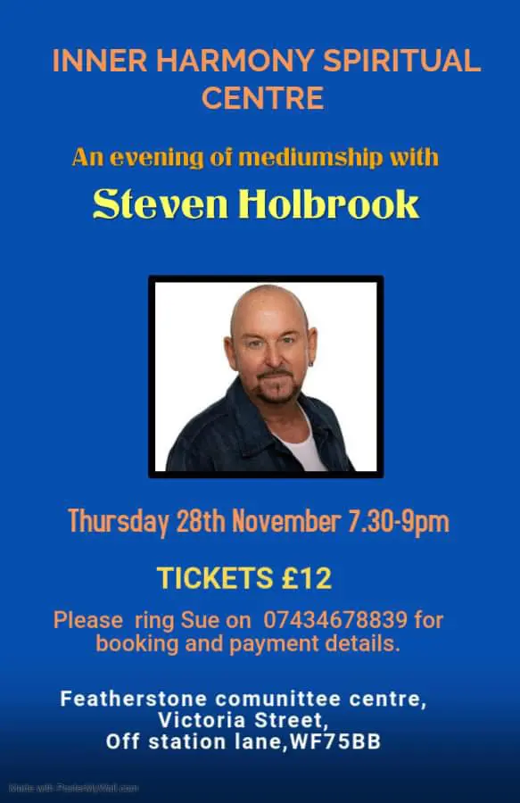 An Evening of Mediumship with Steven Holbrook