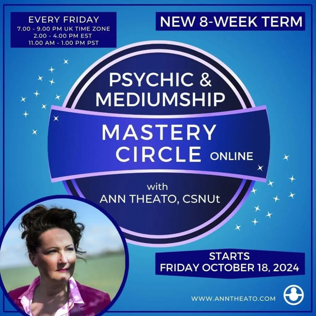 Friday October 18th Psycic and Mediumship Course