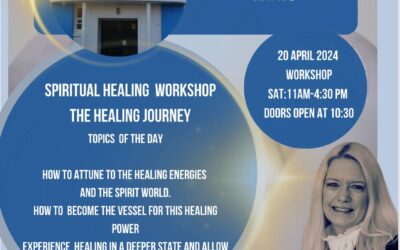 Balham Spiritualist church 20th April Sprituial Healing workshop